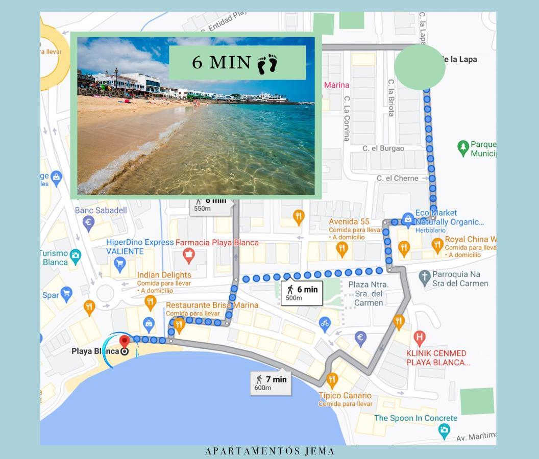 Apartamento Jema, a un paso de la playa Playa Blanca  Exterior foto